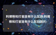 料理棒和打蛋器有什么区别(料理棒和打蛋器有什么区别图片)