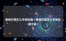 推销白酒怎么发朋友圈〈推销白酒怎么发朋友圈文案〉