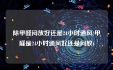 除甲醛闷放好还是24小时通风(甲醛是24小时通风好还是闷放)