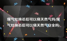 煤气灶换芯后可以烧天然气吗(煤气灶换芯后可以烧天然气安全吗)