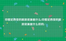 印度尼西亚的旅游资源是什么(印度尼西亚的旅游资源是什么样的)