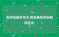 如何自制洗发水(用皂角如何自制洗发水)