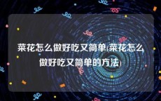 菜花怎么做好吃又简单(菜花怎么做好吃又简单的方法)