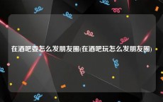 在酒吧耍怎么发朋友圈(在酒吧玩怎么发朋友圈)