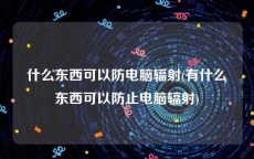 什么东西可以防电脑辐射(有什么东西可以防止电脑辐射)