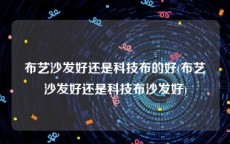 布艺沙发好还是科技布的好(布艺沙发好还是科技布沙发好)