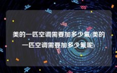 美的一匹空调需要加多少氟(美的一匹空调需要加多少氟呢)