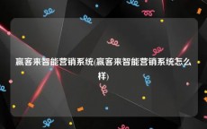 赢客来智能营销系统(赢客来智能营销系统怎么样)