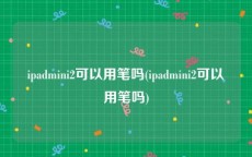 ipadmini2可以用笔吗(ipadmini2可以用笔吗)