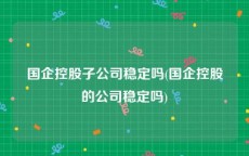 国企控股子公司稳定吗(国企控股的公司稳定吗)
