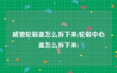 威驰轮毂盖怎么拆下来(轮毂中心盖怎么拆下来)