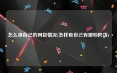 怎么查自己的网贷情况(怎样查自己有哪些网贷)