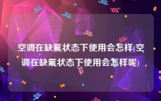 空调在缺氟状态下使用会怎样(空调在缺氟状态下使用会怎样呢)