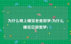 为什么晚上睡觉老是做梦(为什么睡觉总做噩梦)