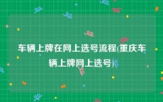 车辆上牌在网上选号流程(重庆车辆上牌网上选号)