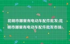昆明市哪里有电动车配件批发(昆明市哪里有电动车配件批发市场)