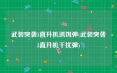 武装突袭3直升机诱饵弹(武装突袭3直升机干扰弹)