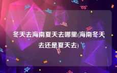 冬天去海南夏天去哪里(海南冬天去还是夏天去)