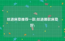 丝涟床垫推荐一款(丝涟哪款床垫好)