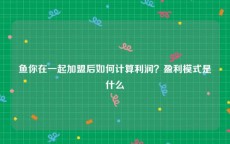 鱼你在一起加盟后如何计算利润？盈利模式是什么