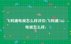 飞利浦电视怎么样评价(飞利浦7565电视怎么样)