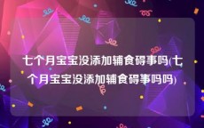 七个月宝宝没添加辅食碍事吗(七个月宝宝没添加辅食碍事吗吗)