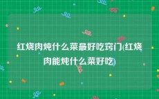 红烧肉炖什么菜最好吃窍门(红烧肉能炖什么菜好吃)