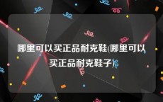 哪里可以买正品耐克鞋(哪里可以买正品耐克鞋子)