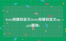 bixby按键自定义(bixby按键自定义magisk模块)