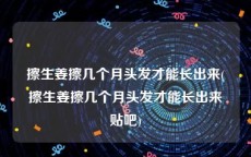 擦生姜擦几个月头发才能长出来(擦生姜擦几个月头发才能长出来贴吧)