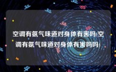 空调有氨气味道对身体有害吗(空调有氨气味道对身体有害吗吗)