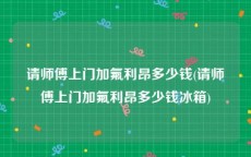 请师傅上门加氟利昂多少钱(请师傅上门加氟利昂多少钱冰箱)