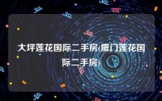 大坪莲花国际二手房(厦门莲花国际二手房)