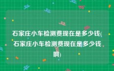 石家庄小车检测费现在是多少钱(石家庄小车检测费现在是多少钱啊)