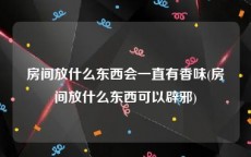 房间放什么东西会一直有香味(房间放什么东西可以辟邪)