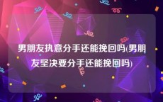 男朋友执意分手还能挽回吗(男朋友坚决要分手还能挽回吗)