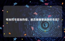 电加热毛毯加热慢，是否需要更换新的毛毯？