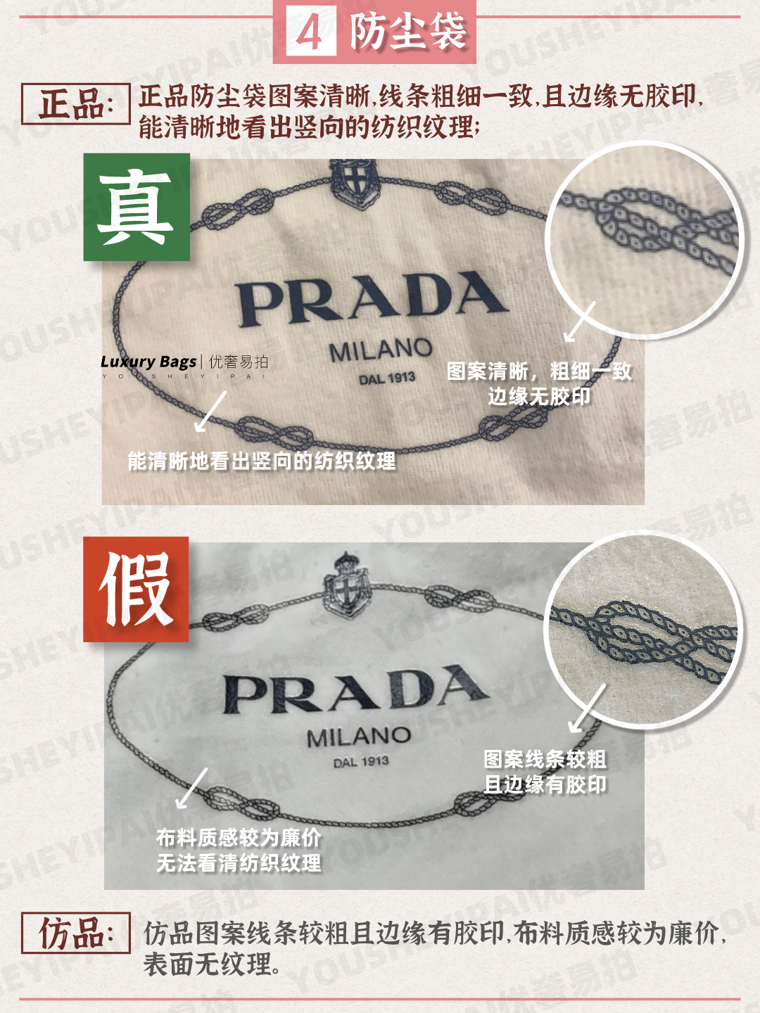 奢侈品鉴定|虞书欣杨幂的同款Prada Hobo包包真假对比