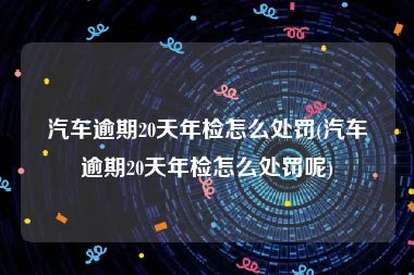 汽车逾期20天年检怎么处罚(汽车逾期20天年检怎么处罚呢)