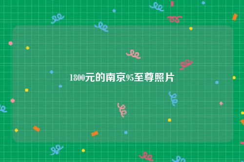 1800元的南京95至尊照片