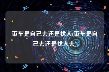 审车是自己去还是找人(审车是自己去还是找人去)
